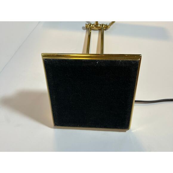 House Of Troy Articulating Brass Desk or Piano Lamp 14" Tested Model BJ24656 - Picture 10 of 11